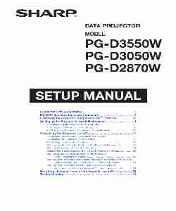 Sharp Projector PG-D3050W-page_pdf